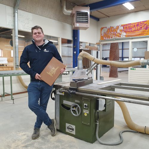 Jan-Pieter Visser, timmerman en toekomstig molenmaker